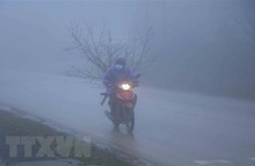 越南北部天气严寒 山区局地气温低于5摄氏度