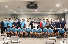2022年世界杯亚洲区预选赛：越南驻澳大利亚大使走访慰问越南国家男子足球队