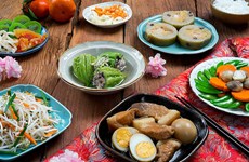 越南南部春节大餐中的特色菜肴