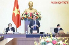 越南国会常务委员会第八次会议闭幕
