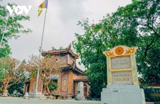 走访越南海阳市东午古庙的春景
