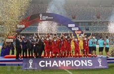 越南领导人对U23男足队夺得东南亚U23足球锦标赛冠军表示祝贺