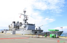 法国海军巡防舰“葡月号”访问庆和省