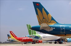 各家航空公司提出将在乌越南公民接回国的方案