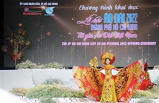 2022年第八次胡志明市奥黛节：弘扬越南传统奥黛服装之美