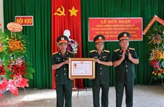 安江省军事指挥部K93队荣获国家主席授予的三级战功勋章