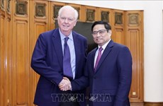 政府总理范明政会见美国哈佛大学越南项目主任托马斯•瓦勒利