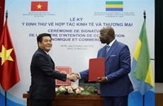 促进越南与加蓬之间的经贸合作关系