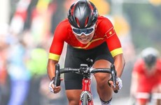 阮氏实摘得亚洲自行车锦标赛金牌