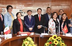 墨西哥众议院对外委员会主席再次当选墨越友好议员小组主席