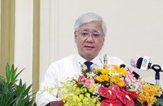 越南祖国阵线中央委员会主席向老挝和柬埔寨两国领导致以传统新年祝福