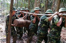 越南同国际社会一道努力克服地雷后果