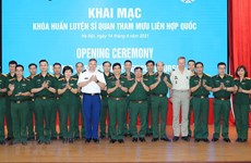 越南举办联合国维和参谋军官培训班