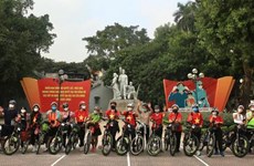 第31届东运会：河内市“探寻钵场古村的足迹”自行车骑行旅游线路正式亮相