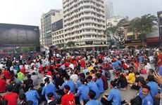 第31届东运会：胡志明市球迷将在阮惠步行街为足球队加油助威