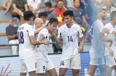 第31届东运会男足比赛：菲律宾队以4比0击败东帝汶队
