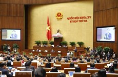越南第十五届国会第三次会议新闻公报（第一号）