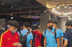 越南U23男足队将同阿联酋U23男足队进行友谊赛
