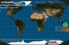 东帝汶附近海域27日发生6.1级地震  恐引发海啸