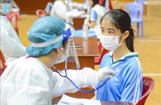 越南全国新增确诊病例1千多例 超9千例治愈病例