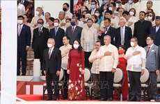 越南国家副主席武氏映春出席菲律宾总统宣誓就职仪式