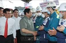 越南政府总理范明政出席后江一号热电厂项目落成仪式