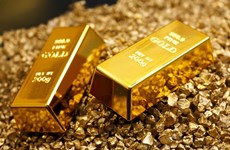 7月25日下午越南国内黄金价格每两下降40万越盾