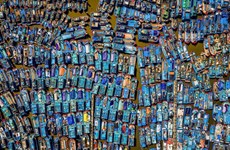 越南摄影师‘渔船矩阵’摄影作品荣获国际奖项 