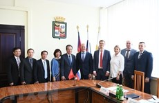越南驻俄罗斯大使邓明魁对克拉斯诺达尔省进行工作访问