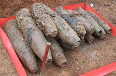 广治省：发现并成功处理装有 144 种爆炸物的地下掩体