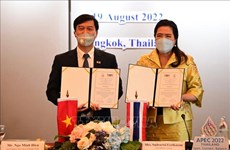 越南之声广播电台与泰国公共关系部加强合作关系