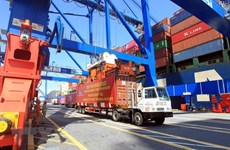 海防新港国际集装箱港即将迎来14.5万吨级集装箱船