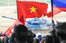 2022年国际陆军运动会：越南坦克队准备参加半决赛