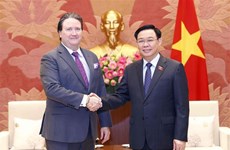 越南国会主席王廷惠会见美国驻越大使