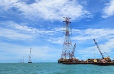 东南亚最长220千伏跨海输电线路工程即将完工