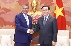 越南国会主席王廷惠会见COP26主席阿洛克·夏尔马