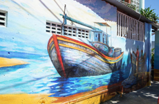山茶郡壁画路——岘港市一个有趣的新旅游景点