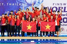 ​ 越南蹼泳队排名2022年蹼泳世界杯泰国站第一名