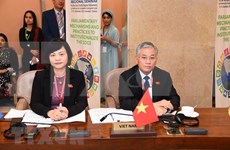 越南代表团出席议联亚太地区可持续发展目标会议