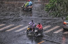 今日越南全国多地有雷暴 局部有大雨天气