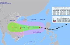 9月27日傍晚 四号台风将袭击越南陆地