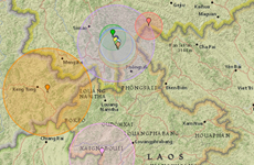 距离越南 18 公里的老挝丰沙里省发生 3.7 级地震