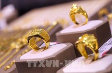 10月13日上午越南国内一两黄金卖出价上涨10万越盾