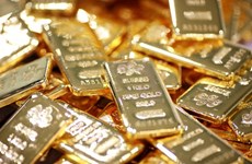10月14日上午越南国内一两黄金卖出价继续下降10万越盾