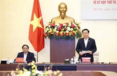 越南国会党团与政府党组召开会议 为第十五届国会第四次会议做好准备
