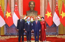新加坡总统圆满结束对越南的国事访问