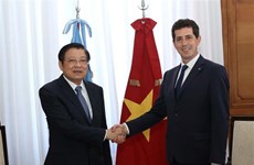 越南共产党高级代表团对阿根廷进行工作访问