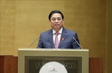 越南政府总理就干部、公务员和公职人员离职情况回答国会代表的质询