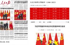 中国媒体密集报道越共中央总书记阮富仲访华