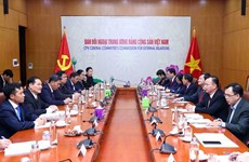越南与老挝分享民运工作经验